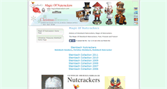 Desktop Screenshot of magicofnutcrackers.com