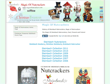 Tablet Screenshot of magicofnutcrackers.com